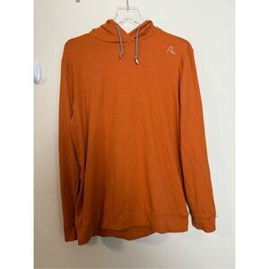 Rhoback Men's Hesi Performance Hoodie Sunrise Orange Medium
